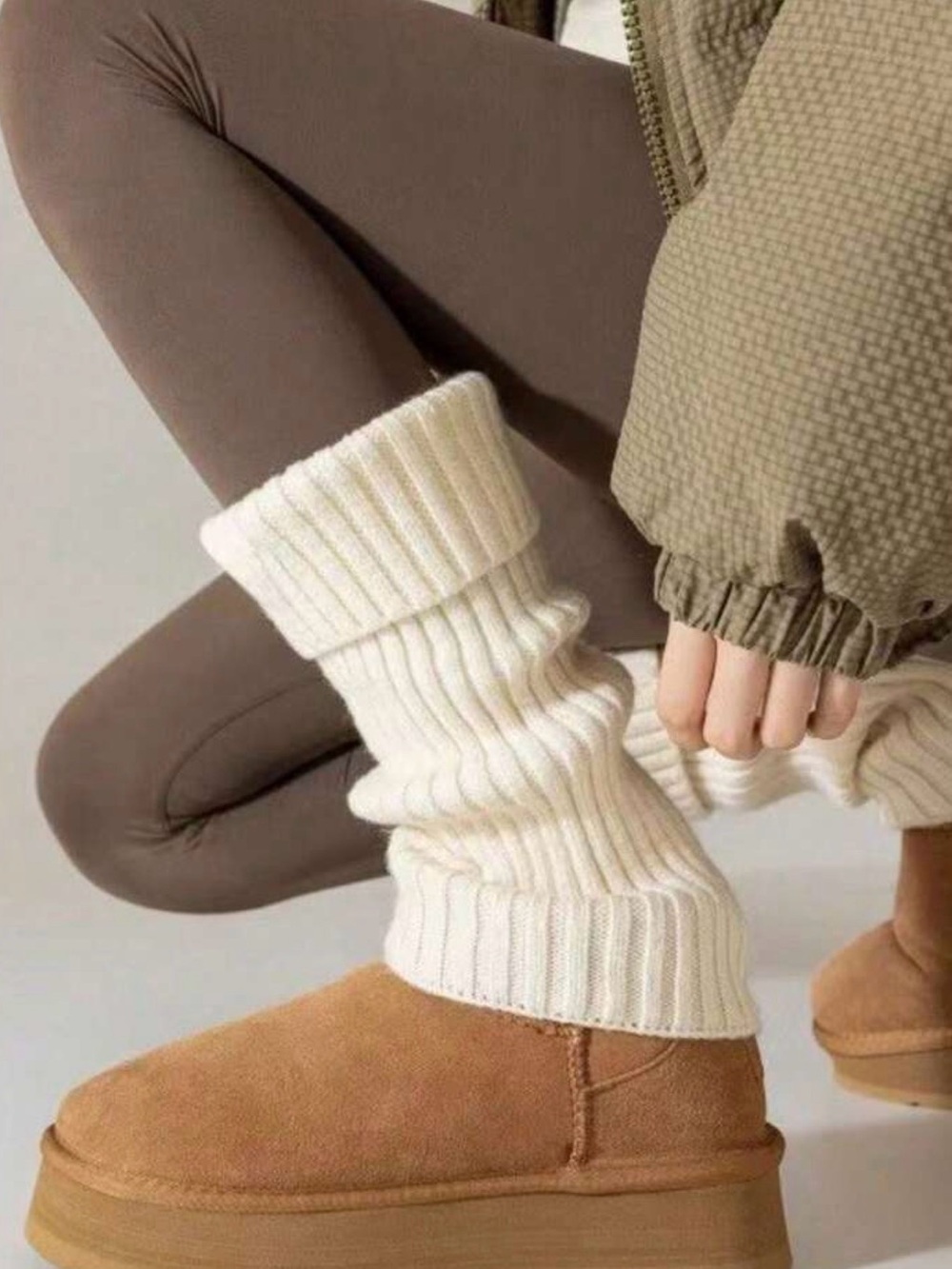 Women’s Cozy knit leg warmers